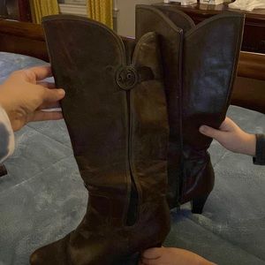 Womens tall boots with heel